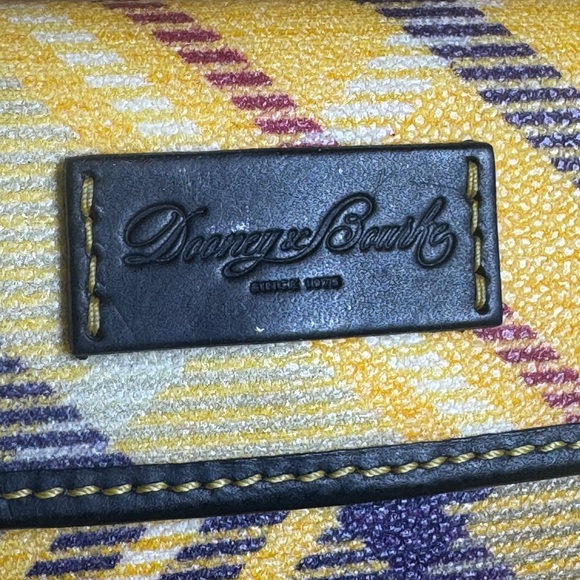 Dooney & Bourke Yellow Tartan Plaid Long Wallet, Vintage - Picture 2 of 13